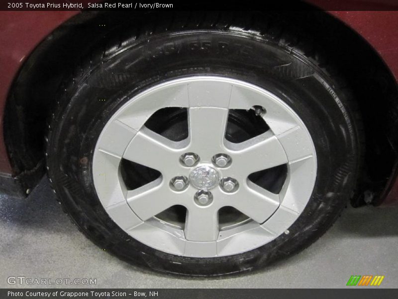 Salsa Red Pearl / Ivory/Brown 2005 Toyota Prius Hybrid