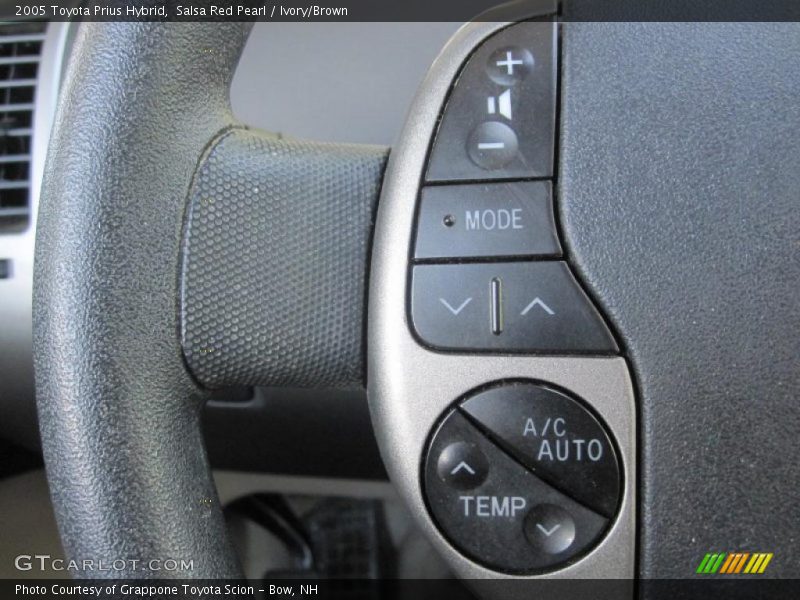 Salsa Red Pearl / Ivory/Brown 2005 Toyota Prius Hybrid