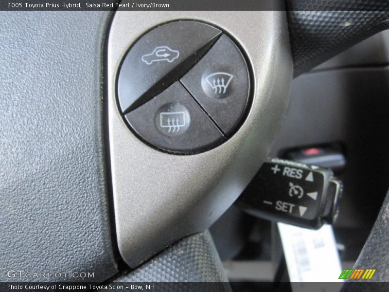 Salsa Red Pearl / Ivory/Brown 2005 Toyota Prius Hybrid