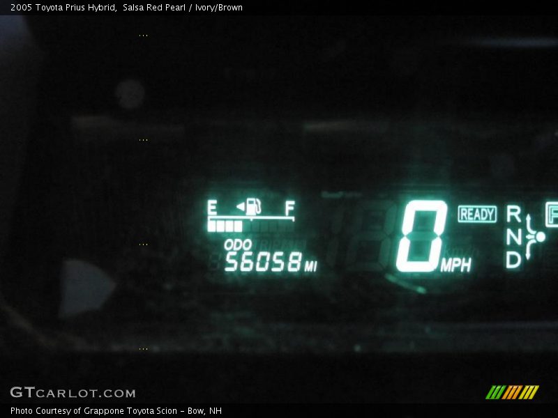 Salsa Red Pearl / Ivory/Brown 2005 Toyota Prius Hybrid
