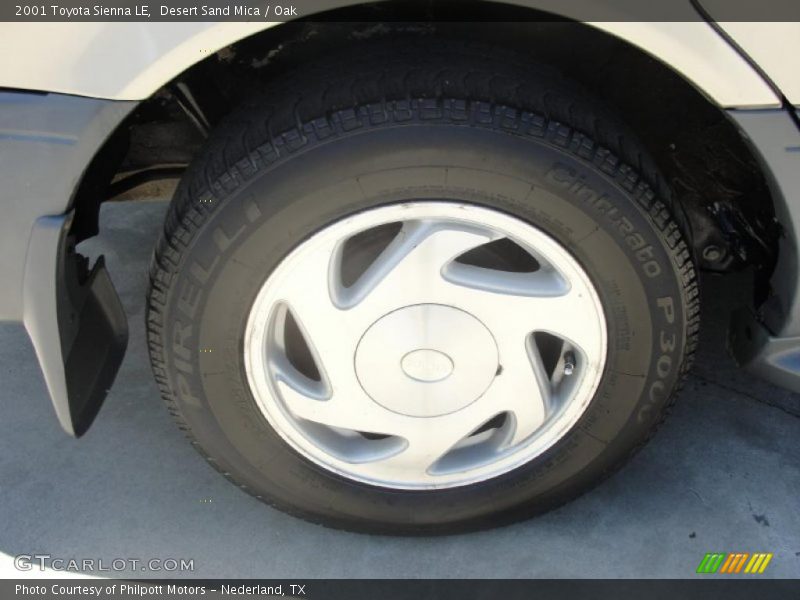Desert Sand Mica / Oak 2001 Toyota Sienna LE