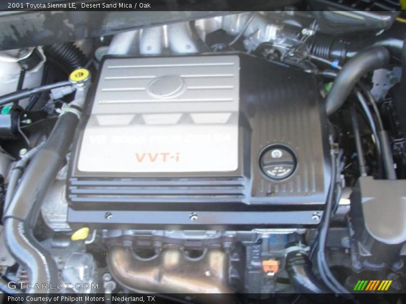 Desert Sand Mica / Oak 2001 Toyota Sienna LE
