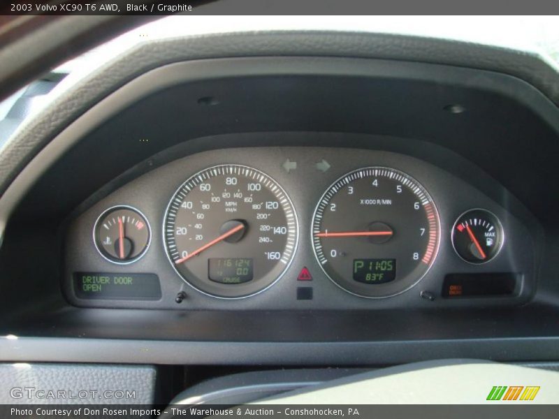 Black / Graphite 2003 Volvo XC90 T6 AWD