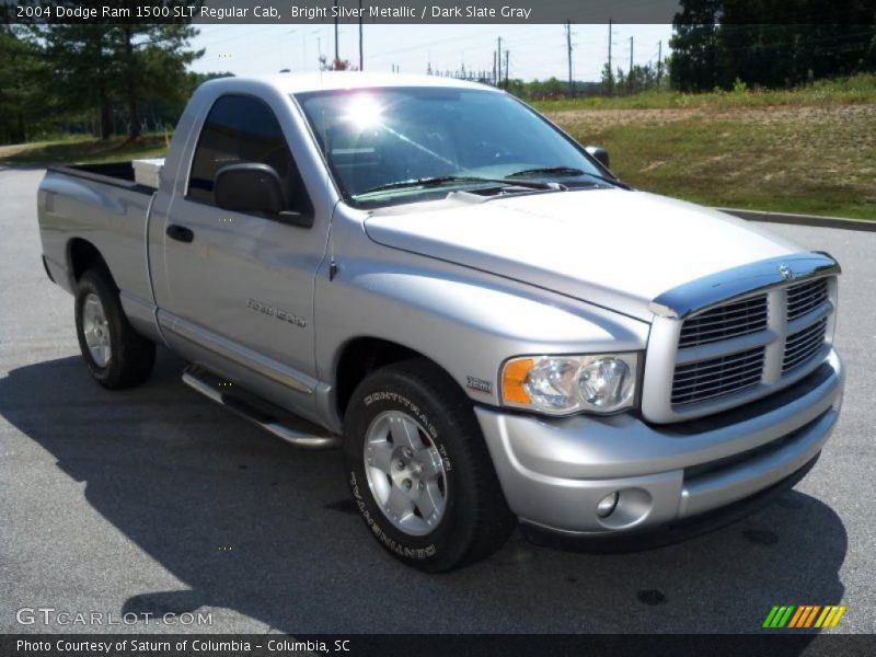 Bright Silver Metallic / Dark Slate Gray 2004 Dodge Ram 1500 SLT Regular Cab