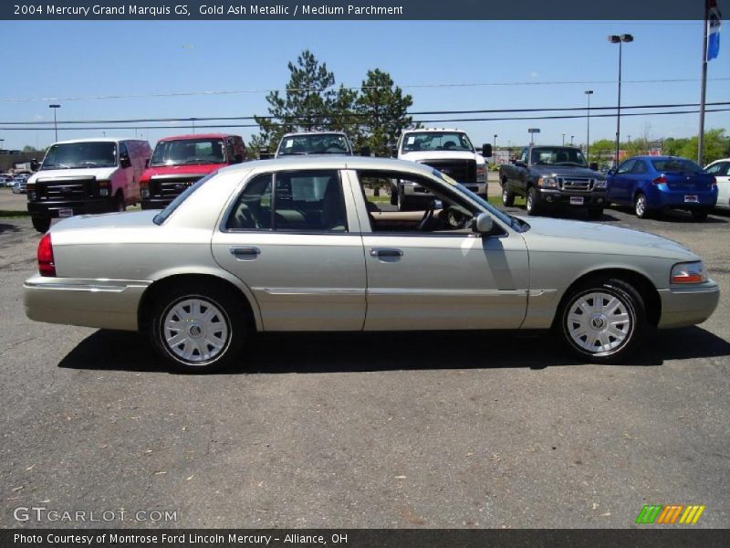 Gold Ash Metallic / Medium Parchment 2004 Mercury Grand Marquis GS
