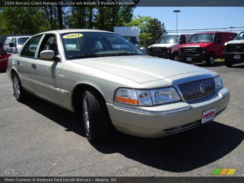 Gold Ash Metallic / Medium Parchment 2004 Mercury Grand Marquis GS