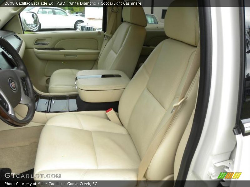 White Diamond / Cocoa/Light Cashmere 2008 Cadillac Escalade EXT AWD