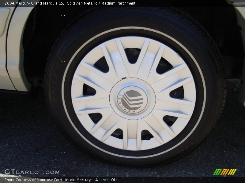 Gold Ash Metallic / Medium Parchment 2004 Mercury Grand Marquis GS
