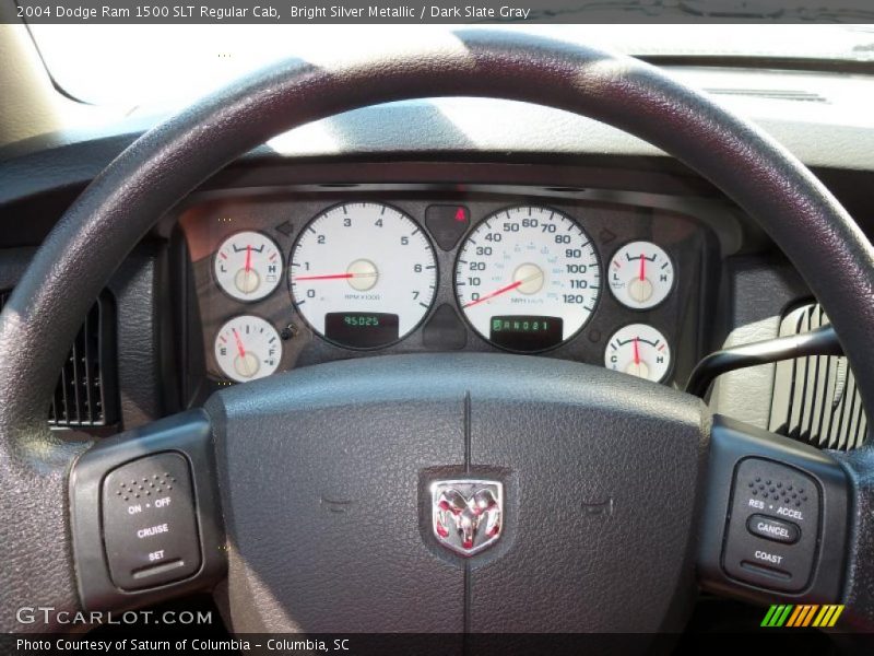 Bright Silver Metallic / Dark Slate Gray 2004 Dodge Ram 1500 SLT Regular Cab