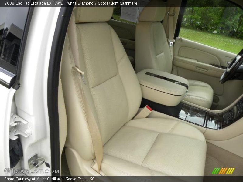 White Diamond / Cocoa/Light Cashmere 2008 Cadillac Escalade EXT AWD