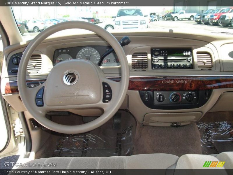 Gold Ash Metallic / Medium Parchment 2004 Mercury Grand Marquis GS