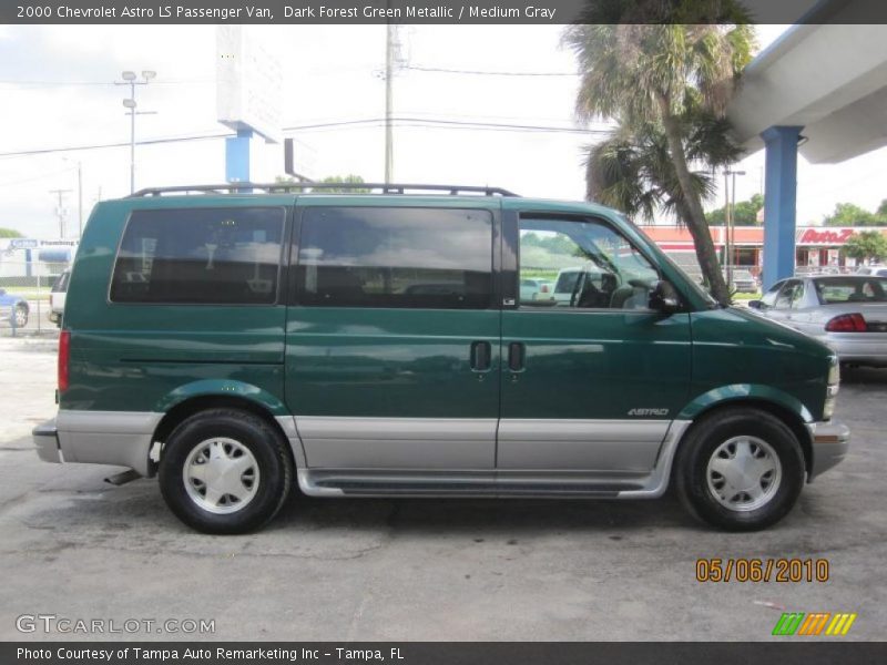 Dark Forest Green Metallic / Medium Gray 2000 Chevrolet Astro LS Passenger Van