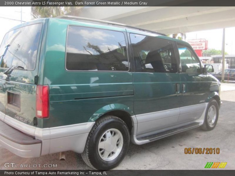 Dark Forest Green Metallic / Medium Gray 2000 Chevrolet Astro LS Passenger Van
