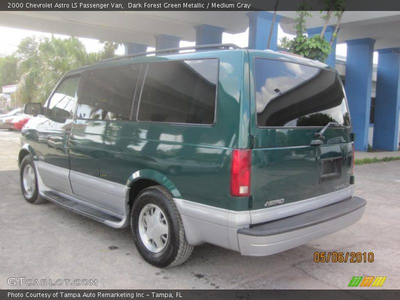 Dark Forest Green Metallic / Medium Gray 2000 Chevrolet Astro LS Passenger Van