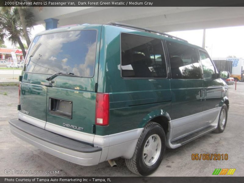 Dark Forest Green Metallic / Medium Gray 2000 Chevrolet Astro LS Passenger Van