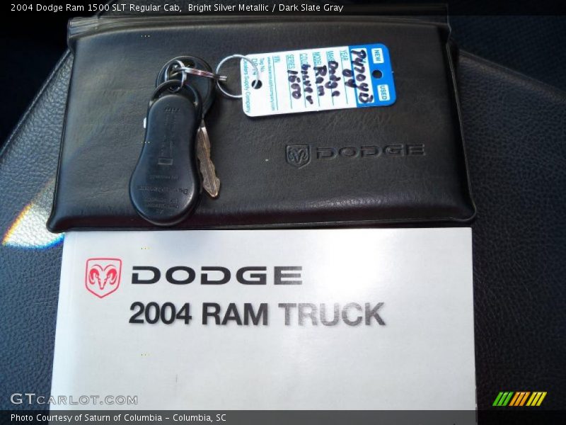 Bright Silver Metallic / Dark Slate Gray 2004 Dodge Ram 1500 SLT Regular Cab