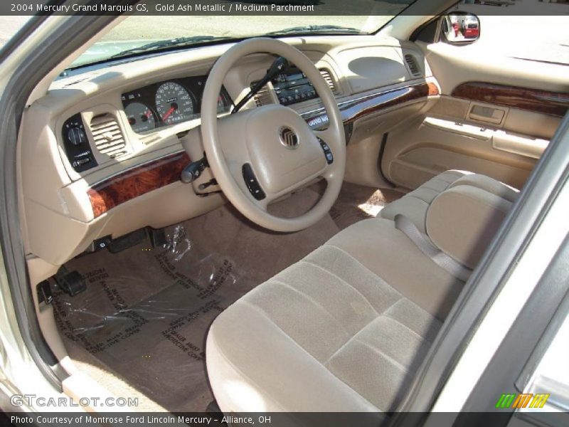 Gold Ash Metallic / Medium Parchment 2004 Mercury Grand Marquis GS