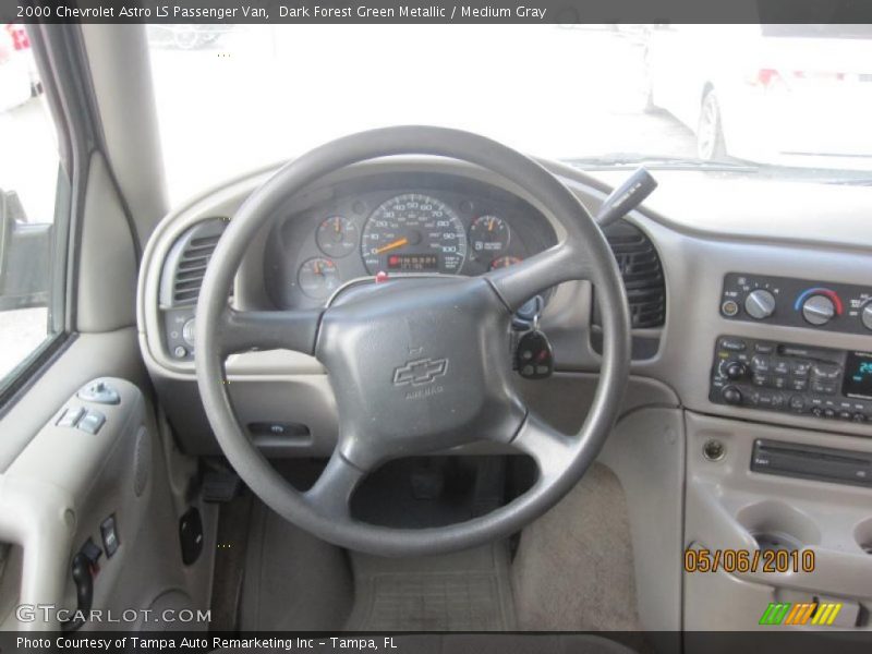 Dark Forest Green Metallic / Medium Gray 2000 Chevrolet Astro LS Passenger Van