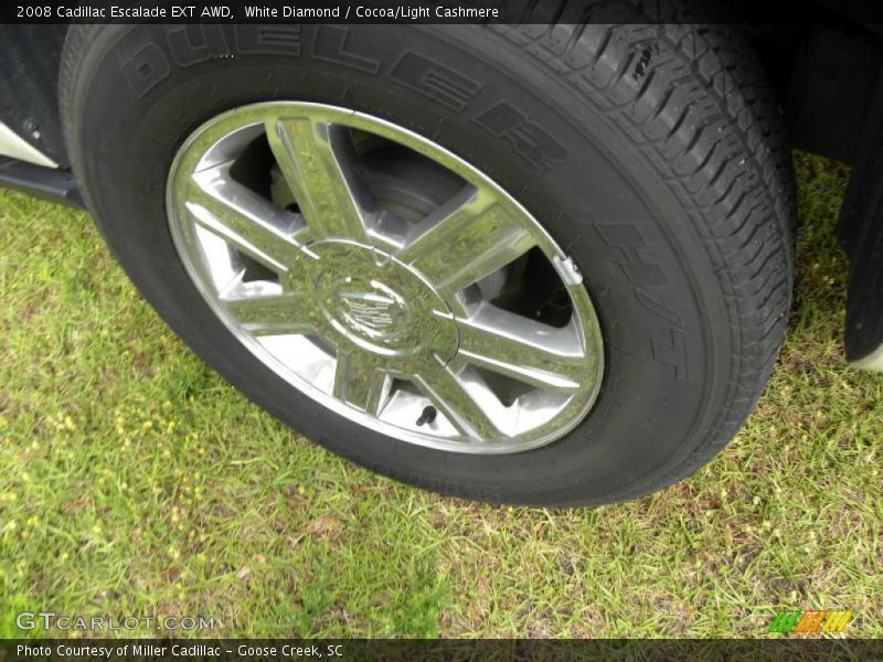 White Diamond / Cocoa/Light Cashmere 2008 Cadillac Escalade EXT AWD