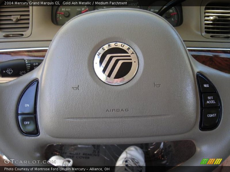 Gold Ash Metallic / Medium Parchment 2004 Mercury Grand Marquis GS