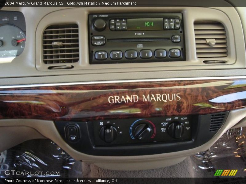 Gold Ash Metallic / Medium Parchment 2004 Mercury Grand Marquis GS