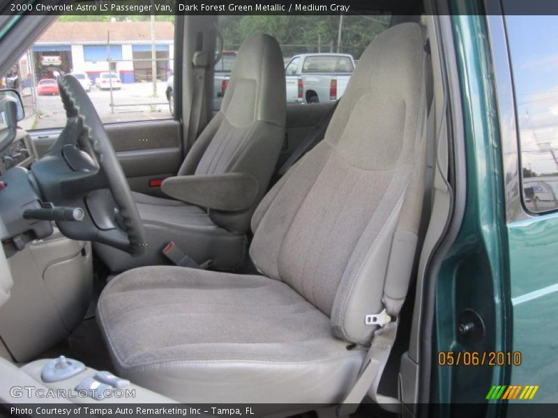 Dark Forest Green Metallic / Medium Gray 2000 Chevrolet Astro LS Passenger Van