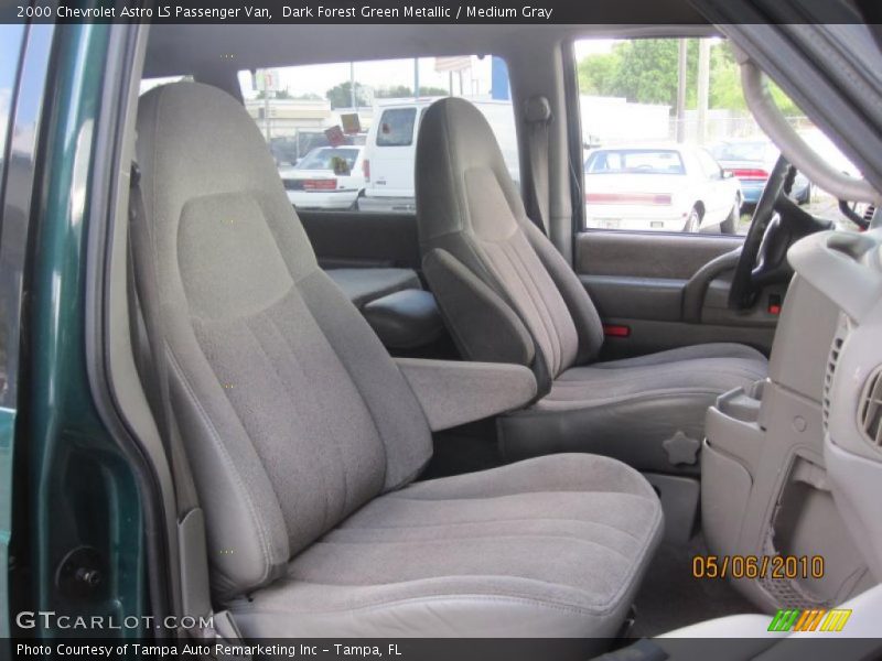Dark Forest Green Metallic / Medium Gray 2000 Chevrolet Astro LS Passenger Van