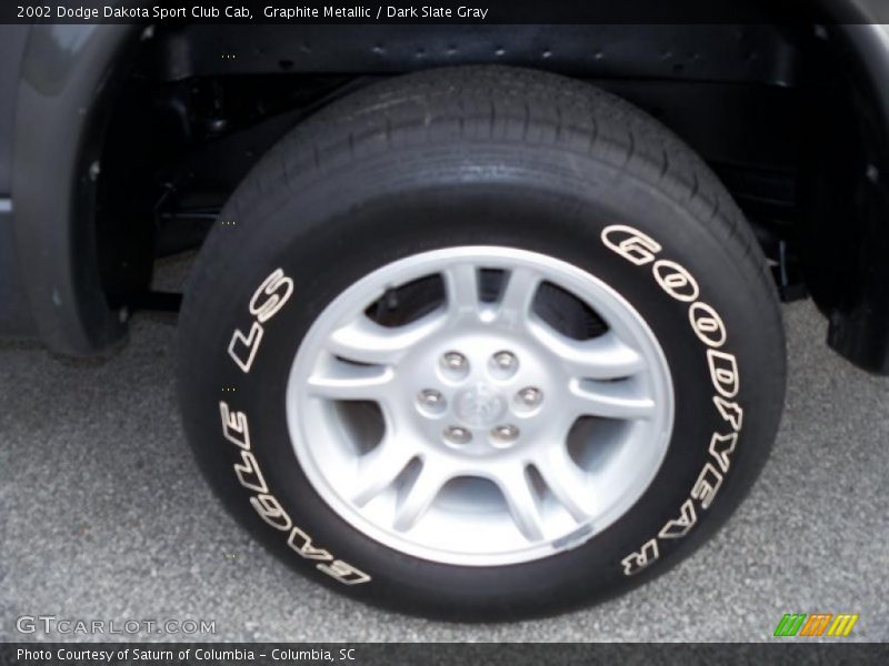 Graphite Metallic / Dark Slate Gray 2002 Dodge Dakota Sport Club Cab