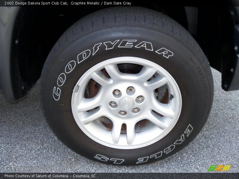 Graphite Metallic / Dark Slate Gray 2002 Dodge Dakota Sport Club Cab