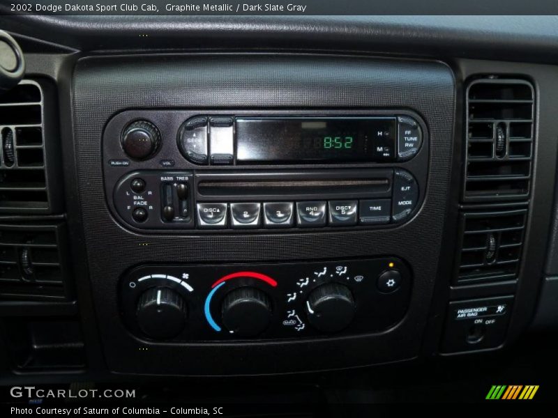 Graphite Metallic / Dark Slate Gray 2002 Dodge Dakota Sport Club Cab