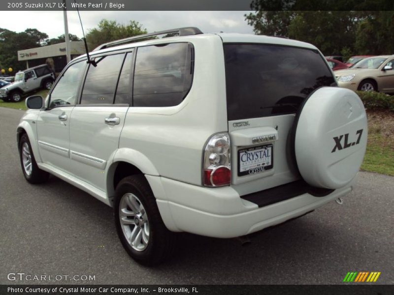 White Pearl / Beige 2005 Suzuki XL7 LX