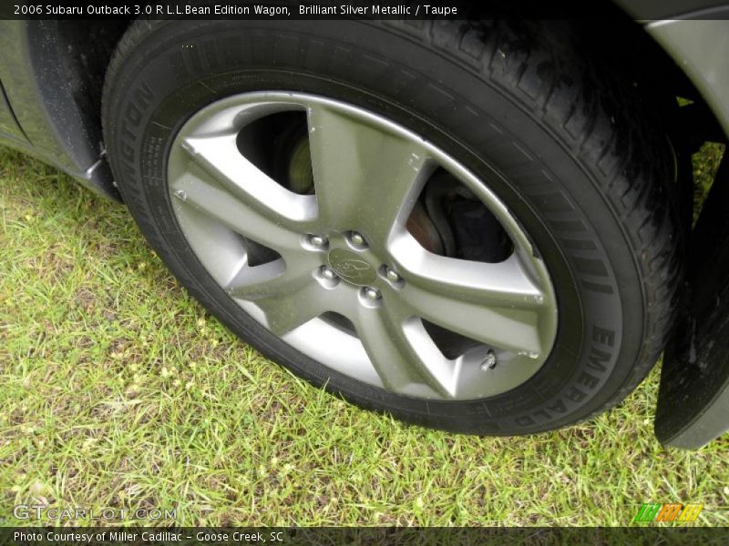 Brilliant Silver Metallic / Taupe 2006 Subaru Outback 3.0 R L.L.Bean Edition Wagon