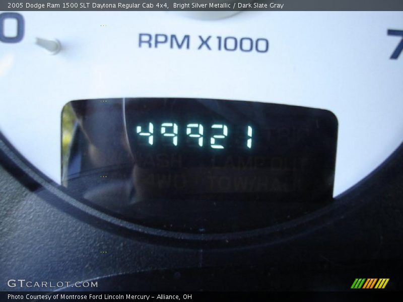 Bright Silver Metallic / Dark Slate Gray 2005 Dodge Ram 1500 SLT Daytona Regular Cab 4x4