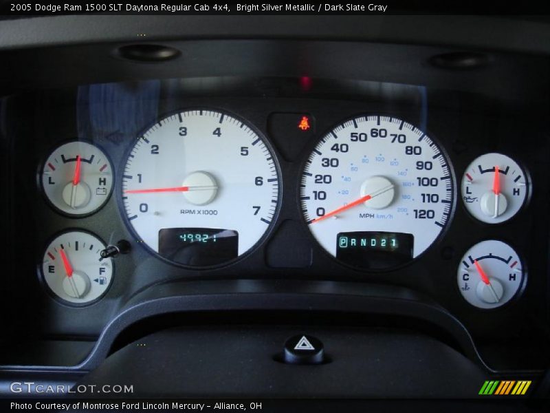 Bright Silver Metallic / Dark Slate Gray 2005 Dodge Ram 1500 SLT Daytona Regular Cab 4x4