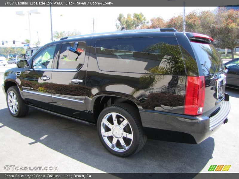 Black Raven / Ebony/Ebony 2007 Cadillac Escalade ESV AWD