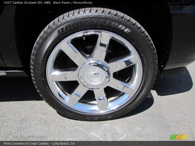 Black Raven / Ebony/Ebony 2007 Cadillac Escalade ESV AWD