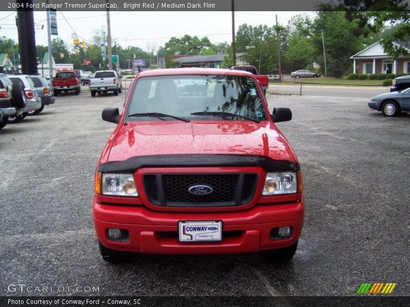 Bright Red / Medium Dark Flint 2004 Ford Ranger Tremor SuperCab