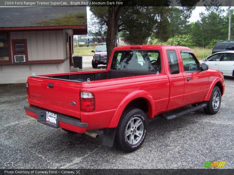 Bright Red / Medium Dark Flint 2004 Ford Ranger Tremor SuperCab