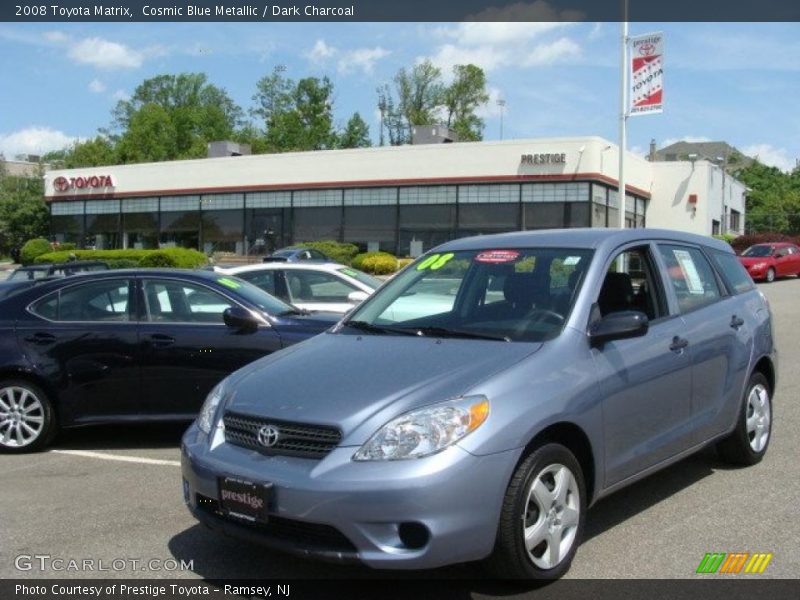 Cosmic Blue Metallic / Dark Charcoal 2008 Toyota Matrix