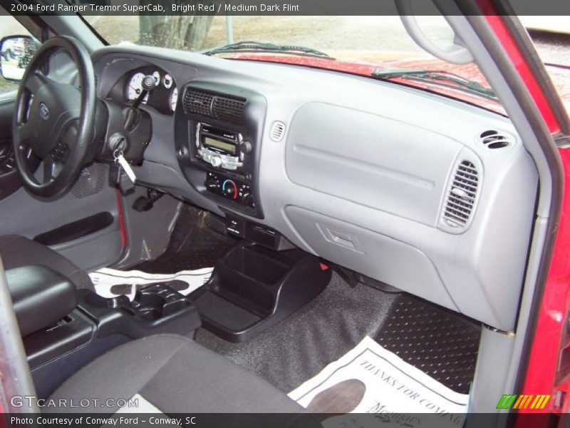 Bright Red / Medium Dark Flint 2004 Ford Ranger Tremor SuperCab