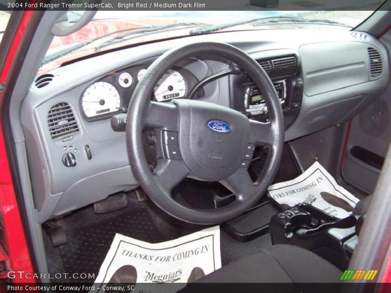 Bright Red / Medium Dark Flint 2004 Ford Ranger Tremor SuperCab