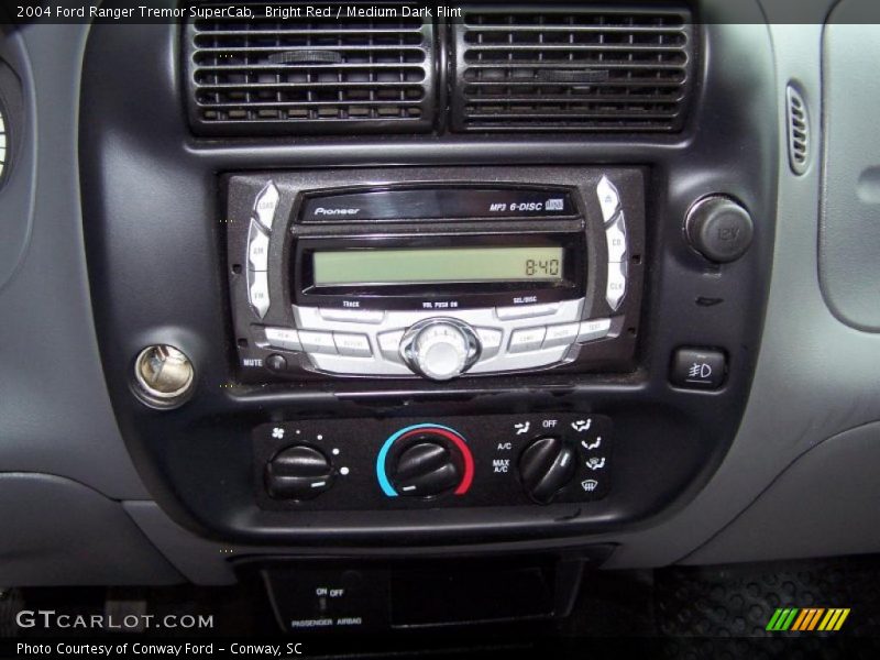 Bright Red / Medium Dark Flint 2004 Ford Ranger Tremor SuperCab