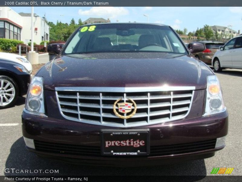 Black Cherry / Titanium/Dark Titanium 2008 Cadillac DTS