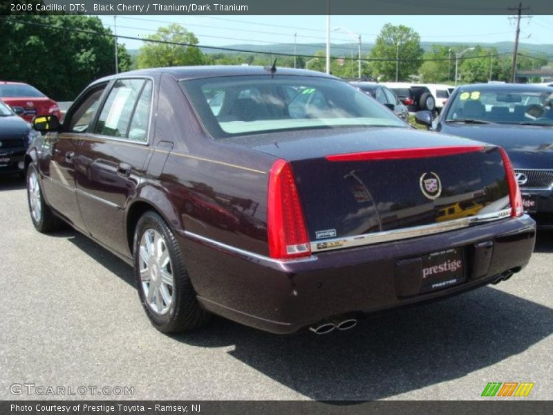 Black Cherry / Titanium/Dark Titanium 2008 Cadillac DTS