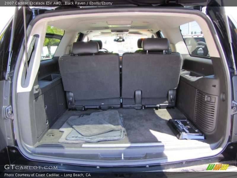 Black Raven / Ebony/Ebony 2007 Cadillac Escalade ESV AWD