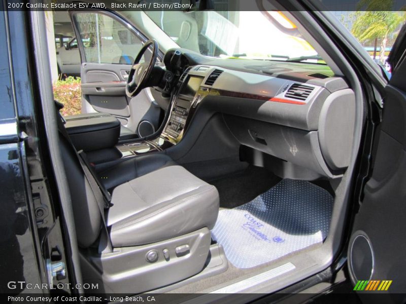 Black Raven / Ebony/Ebony 2007 Cadillac Escalade ESV AWD