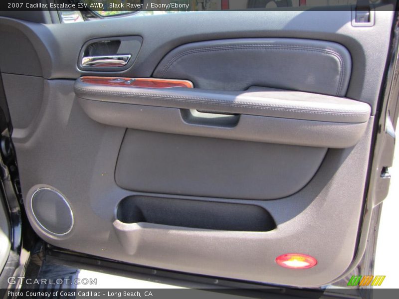 Black Raven / Ebony/Ebony 2007 Cadillac Escalade ESV AWD