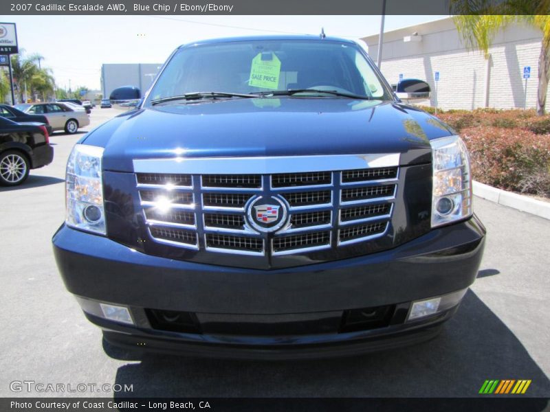 Blue Chip / Ebony/Ebony 2007 Cadillac Escalade AWD