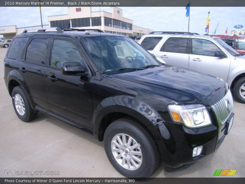 Black / Black/Stone Alcantara 2010 Mercury Mariner I4 Premier