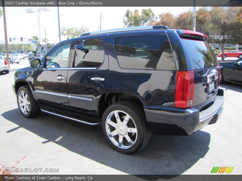 Blue Chip / Ebony/Ebony 2007 Cadillac Escalade AWD